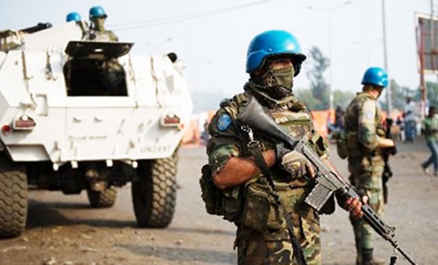 UN peacekeepers stand guard (Photo: AFP) UN peacekeepers stand guard (Photo: AFP)