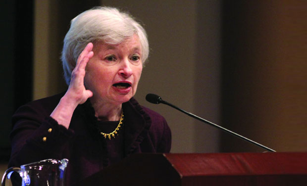 US Federal Reserve chief Janet Yellen US Federal Reserve chief Janet Yellen