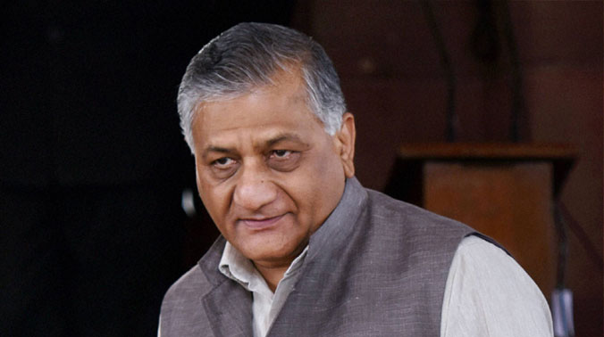 MoS for External Affairs V K Singh at Parliament in New Delhi (Photo: PTI) MoS for External Affairs V K Singh at Parliament in New Delhi (Photo: PTI)