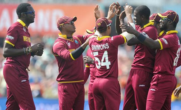 West Indies made a strong comeback after a loss against Ireland in the opening game and demolished Pakistan to seal a 150-run win in their crucial Pool B game in Christchurch. (Photo: AP) West Indies made a strong comeback after a loss against Ireland in the opening game and demolished Pakistan to seal a 150-run win in their crucial Pool B game in Christchurch. (Photo: AP)