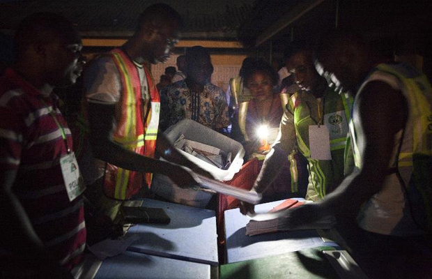 Election officials start the counting process at a polling station in Yenagoa, Nigeria (Photo: AFP) Election officials start the counting process at a polling station in Yenagoa, Nigeria (Photo: AFP)
