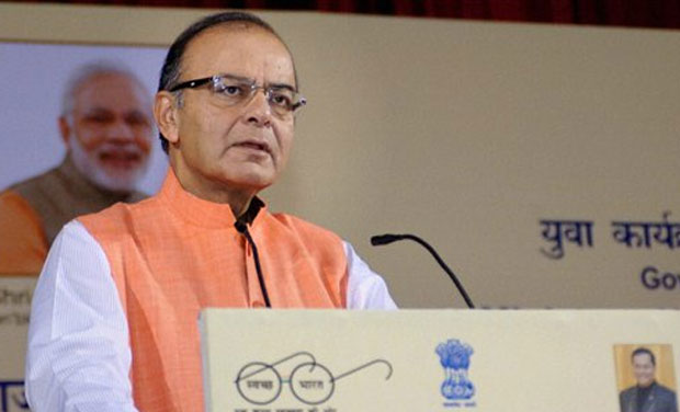 Union Minister for Finance, Corporate Affairs and Information & Broadcasting, Arun Jaitley addressing at the inauguration of the Conference of Ministers of States/UTs in-charge of Youth Affairs & Sports in New Delhi on Saturday. (Photo: PTI)
Union Minister for Finance, Corporate Affairs and Information & Broadcasting, Arun Jaitley addressing at the inauguration of the Conference of Ministers of States/UTs in-charge of Youth Affairs & Sports in New Delhi on Saturday. (Photo: PTI)