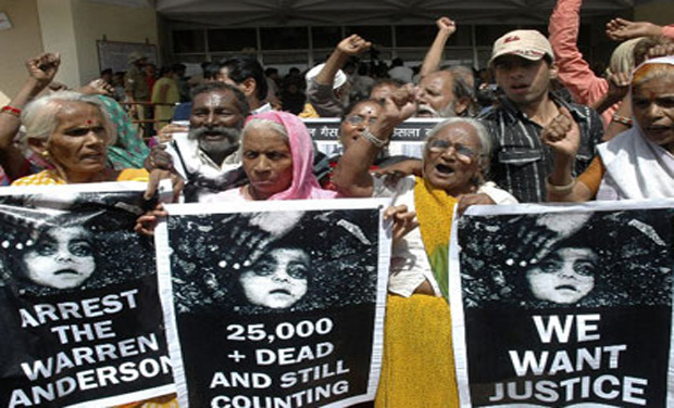 Bhopal gas tragedy victims during a protest (Photo: AFP) Bhopal gas tragedy victims during a protest (Photo: AFP)