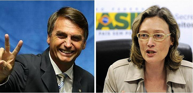 Brazil opposition congressman Jair Bolsonaro (left) told Maria do Rosario Nunes (right) in Congress he would not rape her Brazil opposition congressman Jair Bolsonaro (left) told Maria do Rosario Nunes (right) in Congress he would not rape her