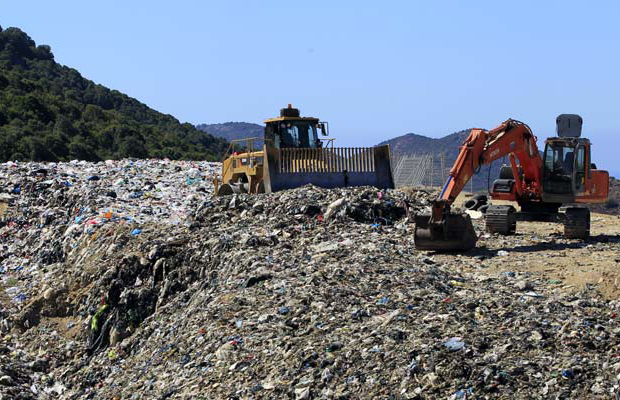 The landfill of Vico on the French Mediterranean island of Corsica, France's lush and feisty Mediterranean The landfill of Vico on the French Mediterranean island of Corsica, France's lush and feisty Mediterranean