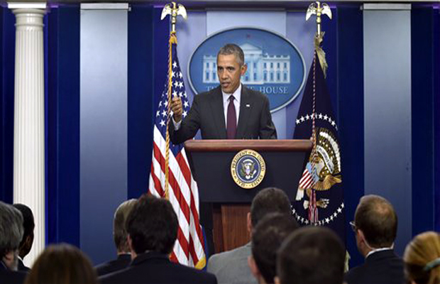 President Barack Obama speaks in the Brady Press Briefing Room at the White House in Washington, about the shooting at the community college in Oregon. The shooting happened at Umpqua Community College in Roseburg, Oregon, about 180 miles south of President Barack Obama speaks in the Brady Press Briefing Room at the White House in Washington, about the shooting at the community college in Oregon. The shooting happened at Umpqua Community College in Roseburg, Oregon, about 180 miles south of