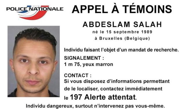 26-year old Salah Abdeslam, who is wanted by police in connection with recent terror attacks in Paris. (Photo: AP) 26-year old Salah Abdeslam, who is wanted by police in connection with recent terror attacks in Paris. (Photo: AP)