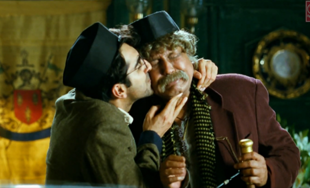 The track by Mohit Chauhan showcases the beautiful bond between Ayushmann and Mithun. The track by Mohit Chauhan showcases the beautiful bond between Ayushmann and Mithun.