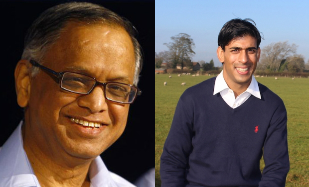 Rishi Sunak, who has been married to Mr Murthy's daughter, Akshata, since 2009, romped home as a candidate for the Conservative Party, which beat projections to score a convincing majority in the general election. (Photo: DC/official website) Rishi Sunak, who has been married to Mr Murthy's daughter, Akshata, since 2009, romped home as a candidate for the Conservative Party, which beat projections to score a convincing majority in the general election. (Photo: DC/official website)