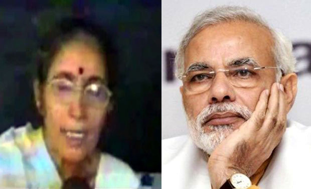 Jashodaben and Narendra Modi. Photo: DC/PTI Jashodaben and Narendra Modi. Photo: DC/PTI
