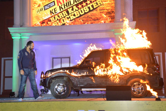 A still from previous season of Khatron Ke Khiladi A still from previous season of Khatron Ke Khiladi