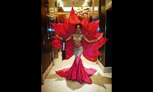 floral national costume