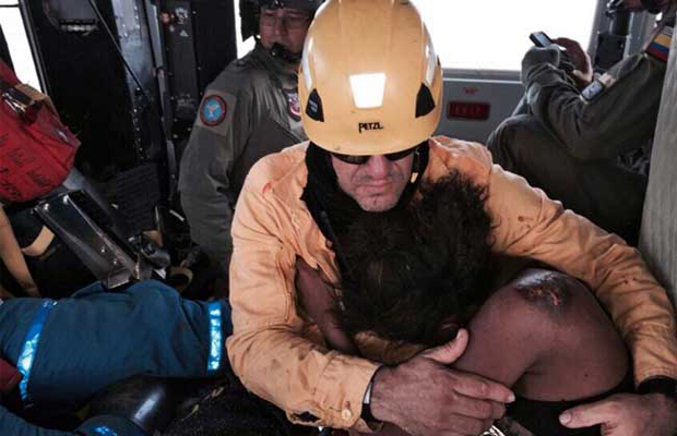 A mother and her infant son who disappeared in a plane crash in the dense jungles of northwestern Colombia several days ago were miraculously found alive and well on Wednesday.(Photo: AFP) A mother and her infant son who disappeared in a plane crash in the dense jungles of northwestern Colombia several days ago were miraculously found alive and well on Wednesday.(Photo: AFP)