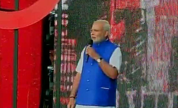 PM Narendra Modi attends Global Citizen Festival at Central Park, New York. (Photo: Twitter) PM Narendra Modi attends Global Citizen Festival at Central Park, New York. (Photo: Twitter)