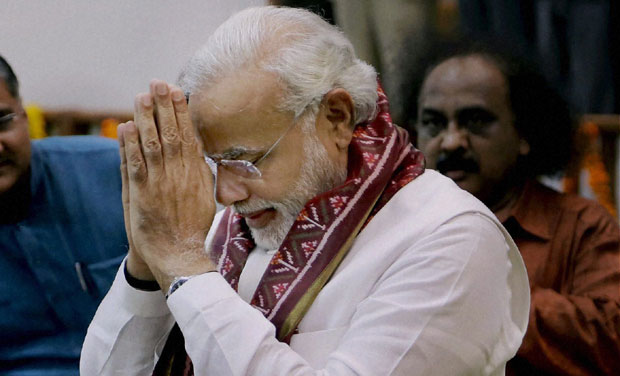 Narendra Modi resigned as Gujarat Chief Minister after 12-year tenure. Photo: PTI Narendra Modi resigned as Gujarat Chief Minister after 12-year tenure. Photo: PTI