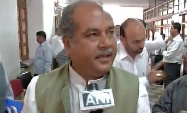 Union Steel and Mines Minister Narendra Singh Tomar (Photo: ANI Twitter) Union Steel and Mines Minister Narendra Singh Tomar (Photo: ANI Twitter)