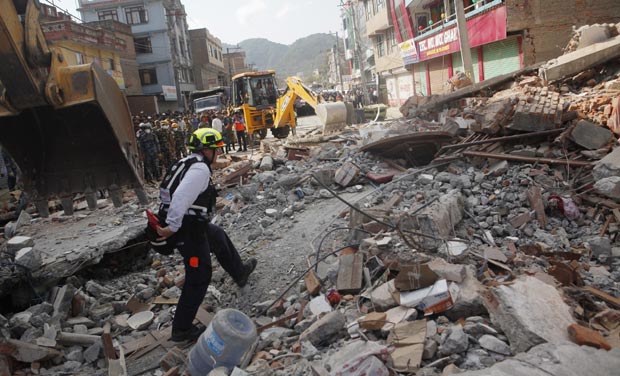 The second major quake in Nepal was followed by at least six major aftershocks measuring from magnitude 5.6 to 6.3. (Photo: AP) The second major quake in Nepal was followed by at least six major aftershocks measuring from magnitude 5.6 to 6.3. (Photo: AP)