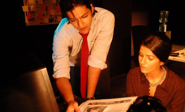 Nimrat kaur on the sets of 'Homeland'. Photo: Twitter Nimrat kaur on the sets of 'Homeland'. Photo: Twitter