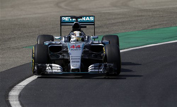 Mercedes driver Lewis Hamilton of Britain steers his car during the free practice at the Hungarian Formula One Grand Prix in Budapest, Hungary, Friday, July 24, 2015. (Photo: AP) Mercedes driver Lewis Hamilton of Britain steers his car during the free practice at the Hungarian Formula One Grand Prix in Budapest, Hungary, Friday, July 24, 2015. (Photo: AP)