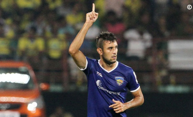 Bruno Pelissari celebrates his southern derby winner (Photo: ISL) Bruno Pelissari celebrates his southern derby winner (Photo: ISL)