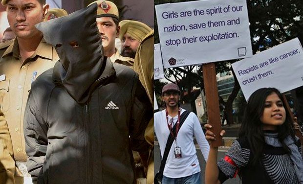 Police take away rape accused taxi driver Shiv Kumar Yadav from a police station to produce at a court in New Delhi. (Photo: AP) Police take away rape accused taxi driver Shiv Kumar Yadav from a police station to produce at a court in New Delhi. (Photo: AP)