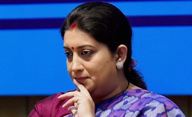 Union HRD Minister Smriti Irani. (Photo: PTI) Union HRD Minister Smriti Irani. (Photo: PTI)