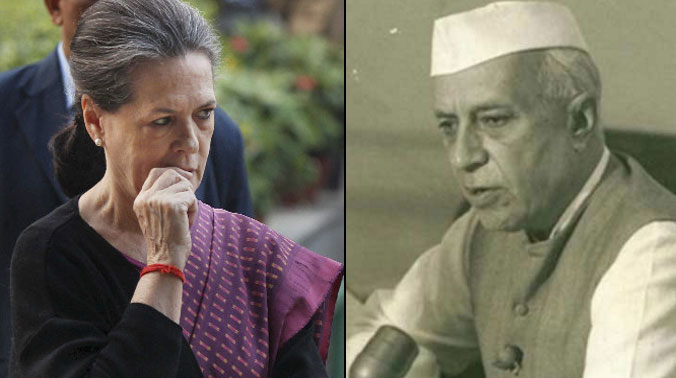 Sonia Gandhi and Jawaharlal Nehru (Photo: PTI/DC) Sonia Gandhi and Jawaharlal Nehru (Photo: PTI/DC)