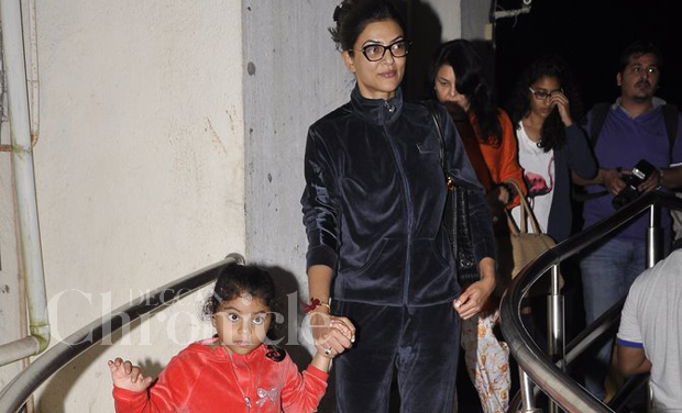 sushmita sen with family sushmita sen s movie outing with family sushmita sen with family sushmita sen s movie outing with family