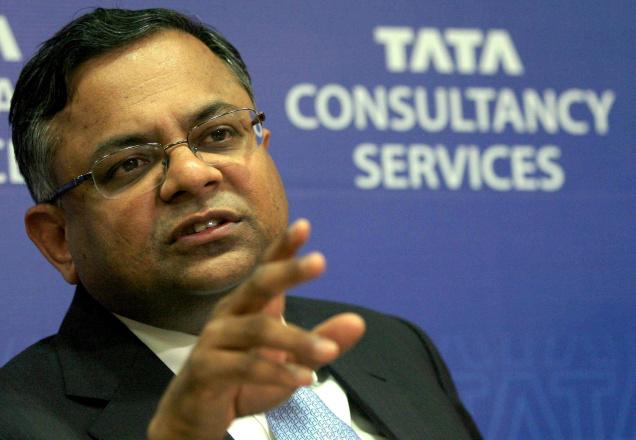 N Chandrasekaran, CEO & MD of Tata Consultancy Services. (Photo: PTI)
N Chandrasekaran, CEO & MD of Tata Consultancy Services. (Photo: PTI) 