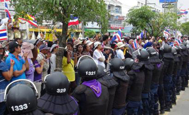 Anti- Government protests in Thailand. (Photo: AFP) Anti- Government protests in Thailand. (Photo: AFP)