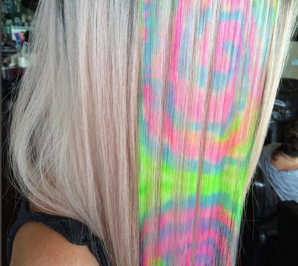 Flaunt Multi Coloured Locks By Tie Dying Your Hair