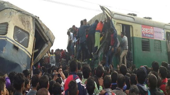 Reduced visibility caused by pollution and the onset of winter may have contributed to the accident in Haryana. (Photo: Twitter) Reduced visibility caused by pollution and the onset of winter may have contributed to the accident in Haryana. (Photo: Twitter)