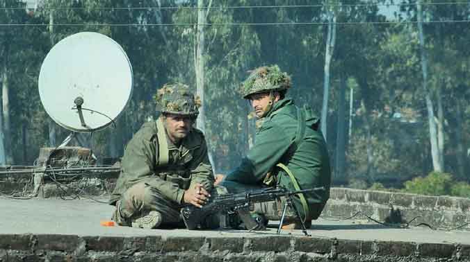 Army soldiers in Pathankot (Photo: PTI) Army soldiers in Pathankot (Photo: PTI)