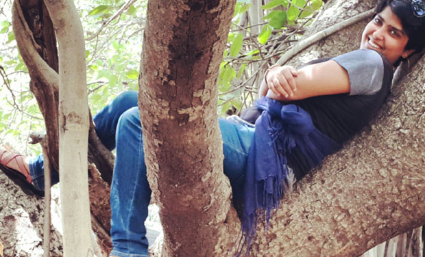 Indhuja Pillai's matrimonial advert on her website has been creating waves on social media. (Picture Courtesy: http://marry.indhuja.com/) Indhuja Pillai's matrimonial advert on her website has been creating waves on social media. (Picture Courtesy: http://marry.indhuja.com/)