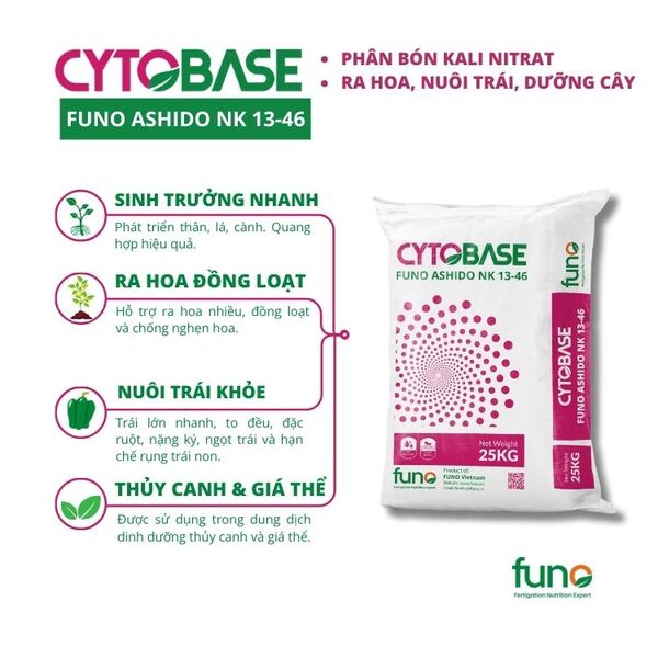 Phân CYTOBASE FUNO ASHIDO NK 13-46 - ảnh 3