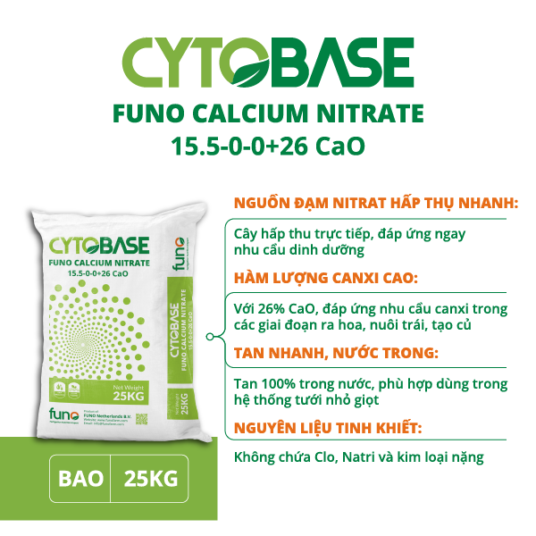 CYTOBASE FUNO CALCIUM NITRATE - ảnh 3
