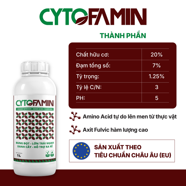 PHÂN HỮU CƠ CYTOFAMIN - ảnh 2