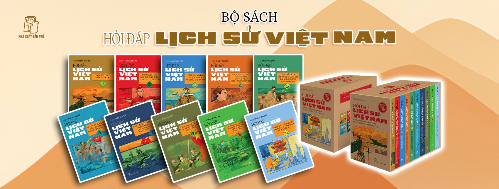 Collection of Vietnamese history books.