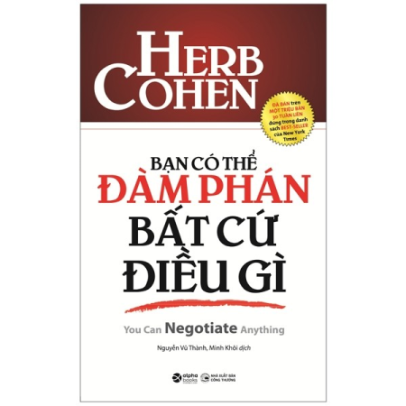 Sách - Bạn có thể đàm phán bất cứ điều gì