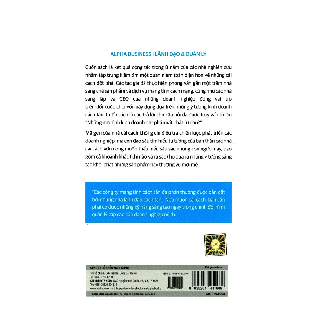 Sách - Mã gen của nhà cải cách 8 Sách - Mã gen của nhà cải cách - Ảnh 8