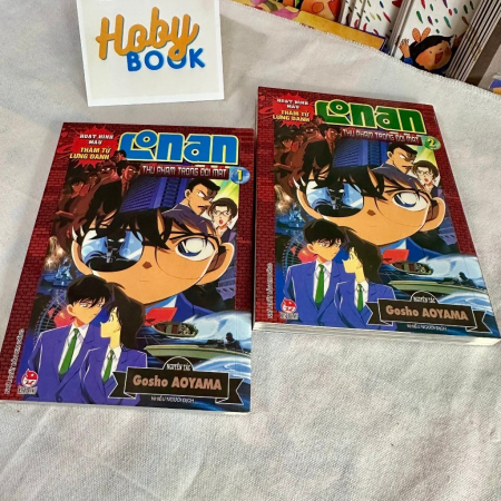 Truyện tranh - Conan màu: Thủ phạm trong đôi mắt - Trọn bộ 2 tập