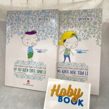 Sách - Cẩm nang con trai tuổi dậy thì (Số tay kiến thức sinh lý) - Bộ 2 quyển