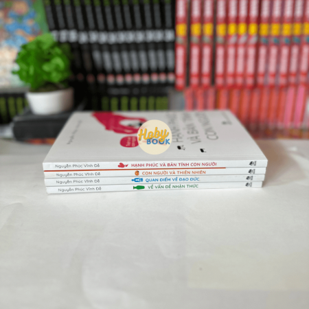 Sách - Triết lí về con người (Nguyễn Phúc Vĩnh Đễ) - Trọn bộ 4 cuốn