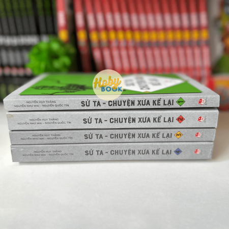 Sách - Sử ta chuyện xưa kể lại - Trọn bộ 4 tập