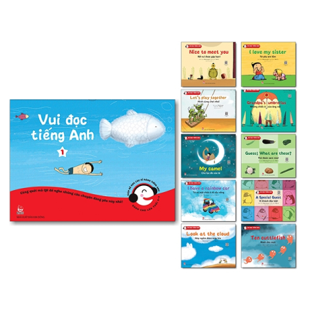Sách - Vui đọc tiếng Anh lứa tuổi 5-11 - Hộp 10 cuốn