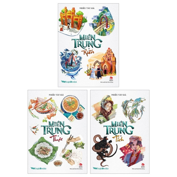 Sách - Miền Trung: Kiến + Thực + Tích - Bộ 3 cuốn 1 Sách - Miền Trung: Kiến + Thực + Tích - Bộ 3 cuốn