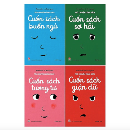 Sách - Trò chuyện cùng sách - Trọn bộ 4 cuốn (Giận dữ, Sợ hãi, Tương tư, Buồn ngủ)
