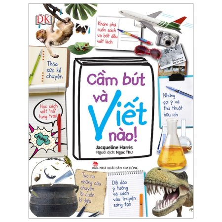 Sách - Cầm bút và viết nào! - Cầm cọ và vẽ nào! - Bắt tay và thiết kế thời trang nào!