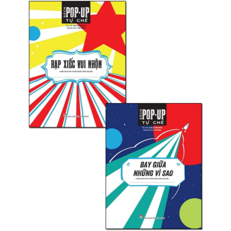 Sách Pop-up tự chế - Bay giữa những vì sao + Rạp xiếc vui nhộn