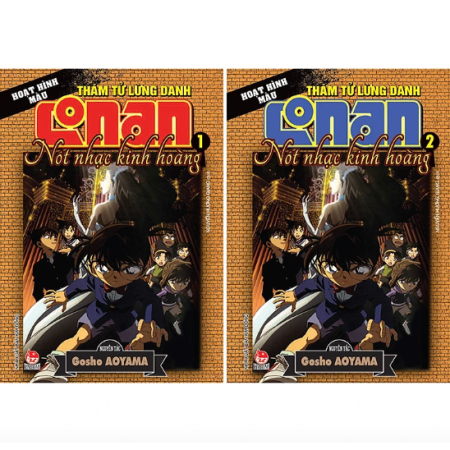 Truyện tranh - Conan màu: Nốt nhạc kinh hoàng - Trọn bộ 2 tập